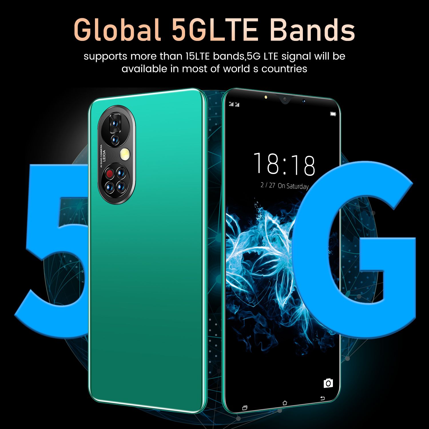 Global Version P50 Pro 5.3 Inch Smartphone 12G+512G Andr