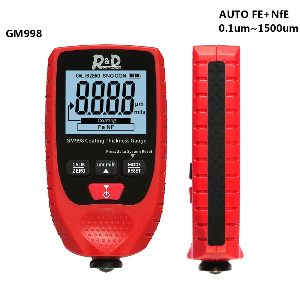 R&D GM998 car paint coating thickness gauge car paint el