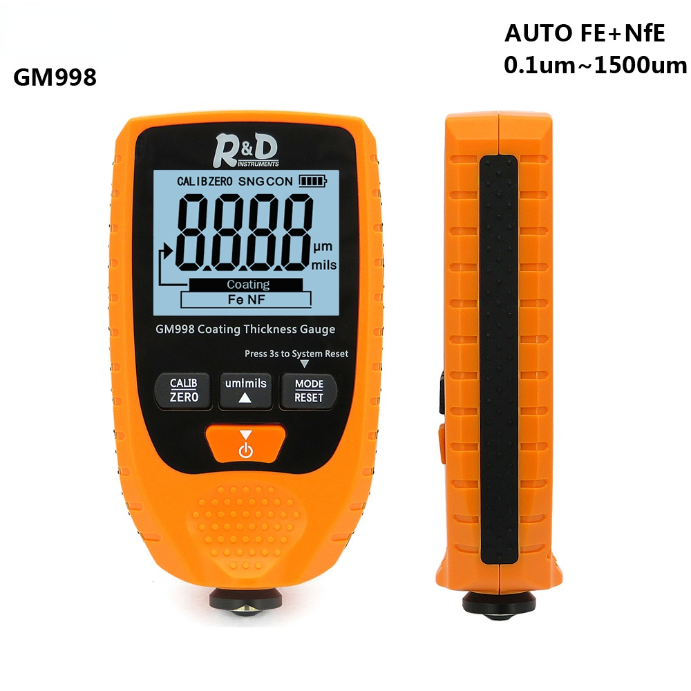 R&D GM998 car paint coating thickness gauge car paint el