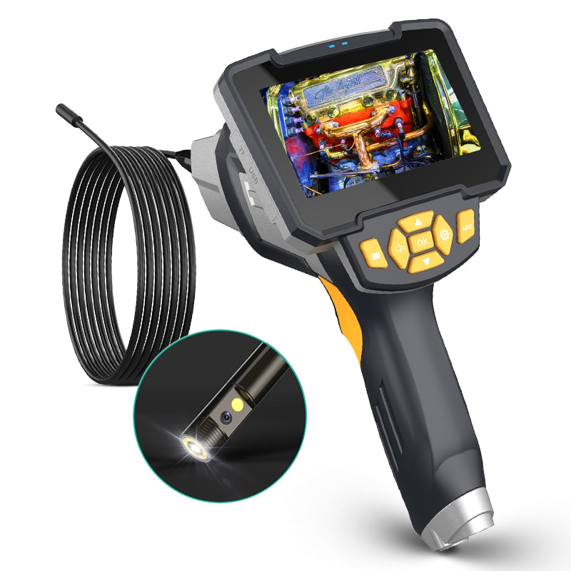 Portable Dual Lens Handheld Endoscope Camera