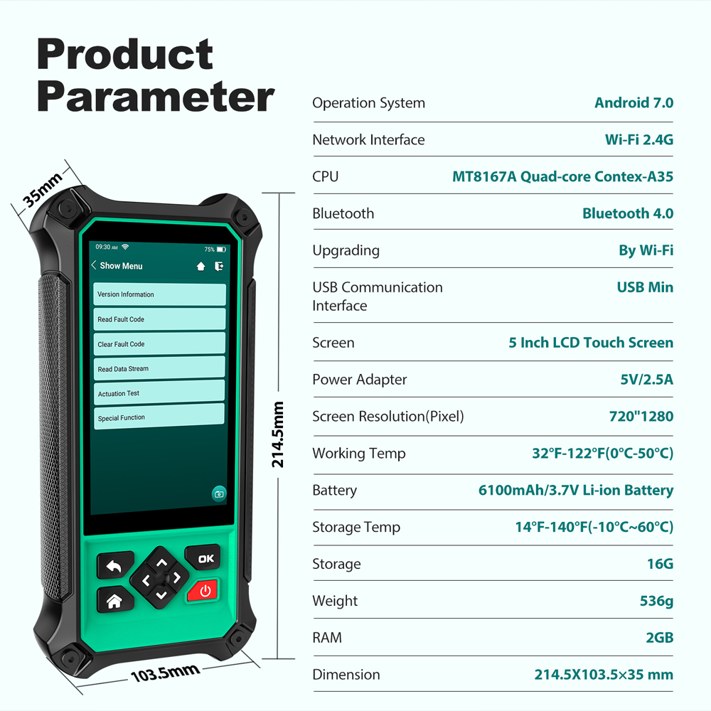 Nuevo chip hdt301 obd2 escáner de diagnóstico de camiones