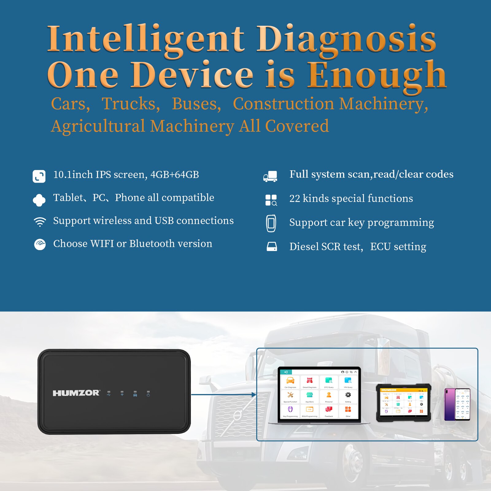 Escáneres umzor ns666s obd2 Bluetooth todo el sistema ABS airbag DPF immo aceite restablece la herramienta de diagnóstico del vehículo