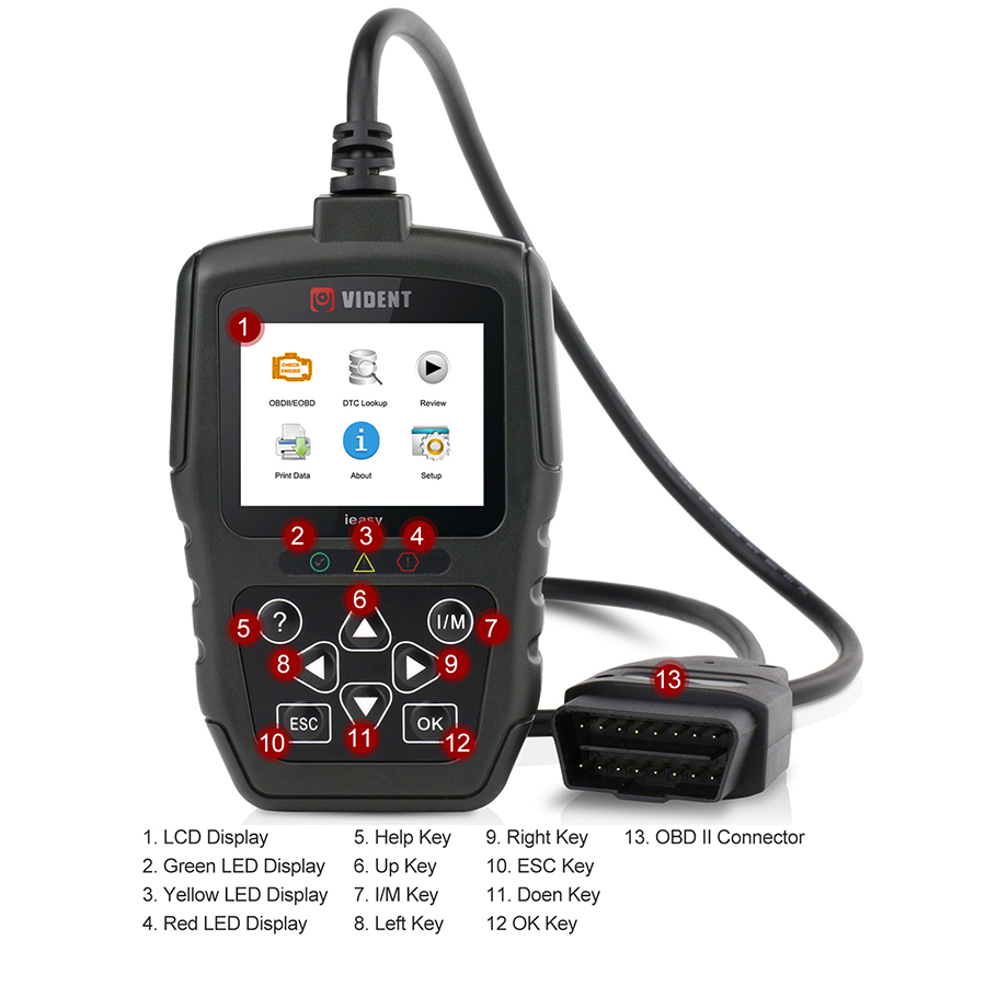 Lector de código ieyasy300pro can OBDII / eobd