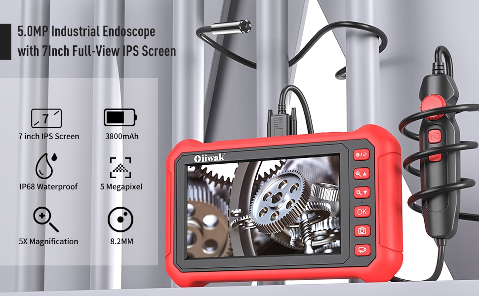 8.2mm Industrial Endoscope Camera