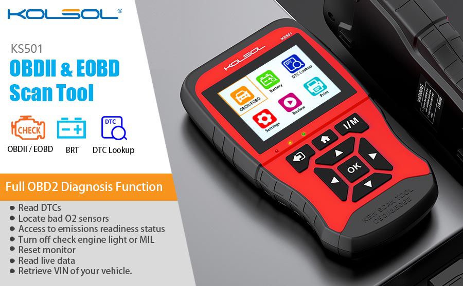 KOLSOL KS501 obd2 function