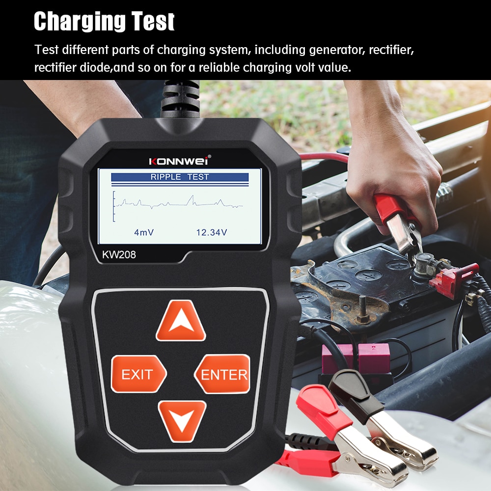 KONNWEI KW208 Car Battery Tester