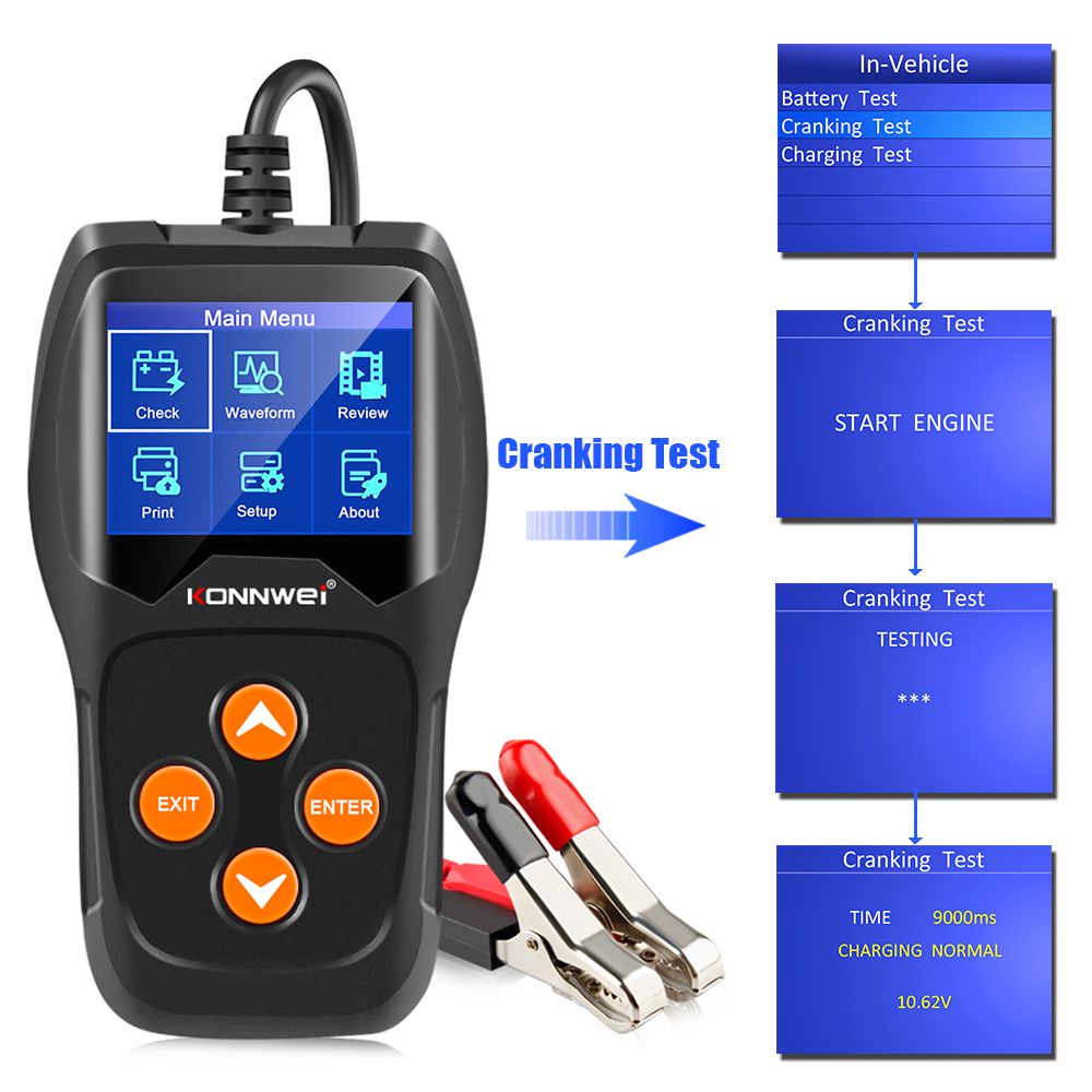 KONNWEI KW600 Car Battery Tester