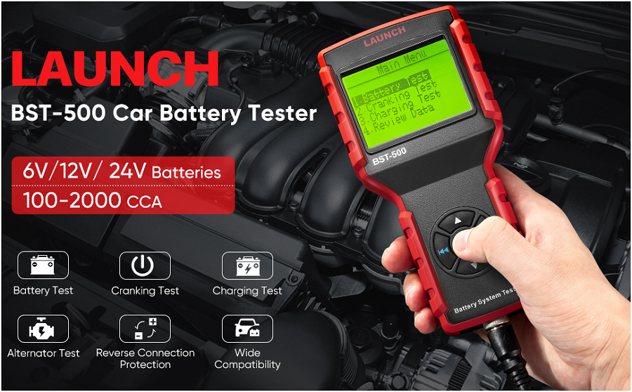 LAUNCH BST-500 Cranking and Charging System Test 12V 24V