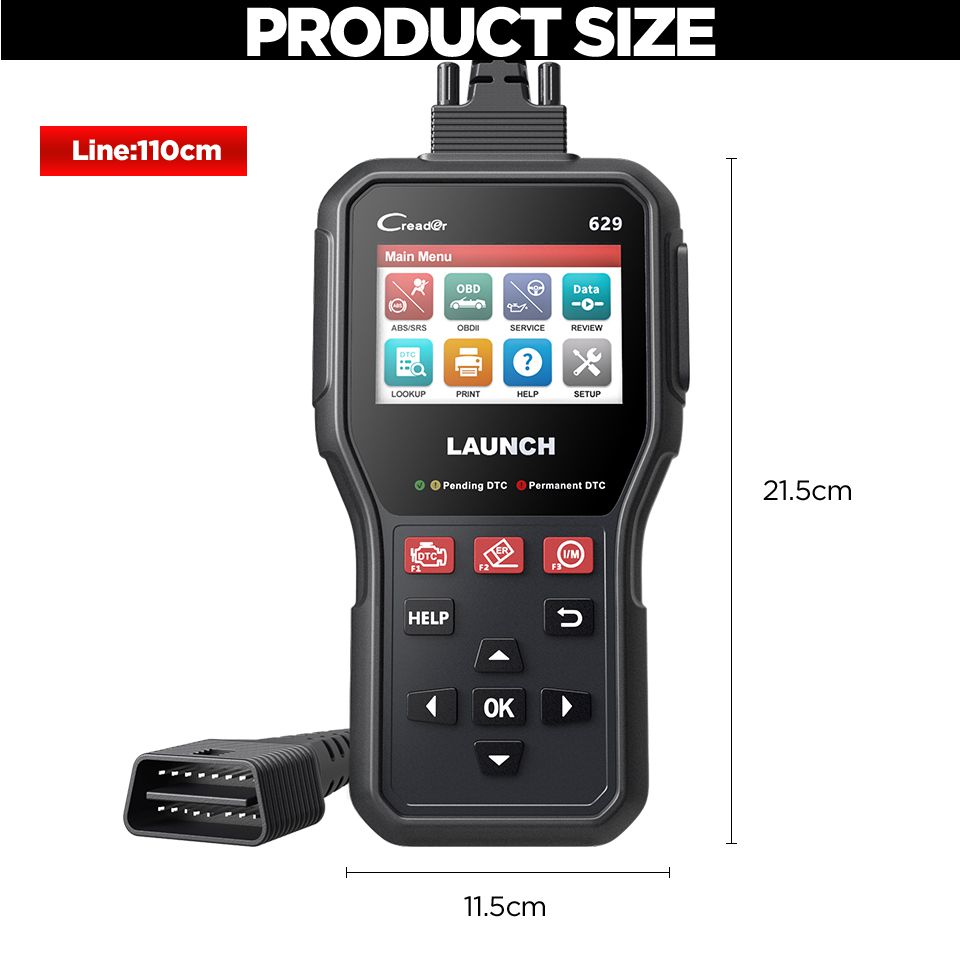 Launch Creader 629 CR629 OBD2 Scanner