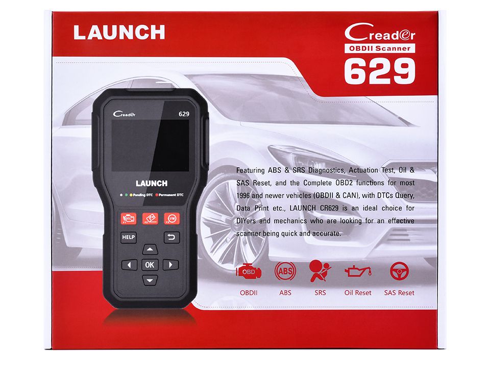 Launch Creader 629 CR629 OBD2 Scanner