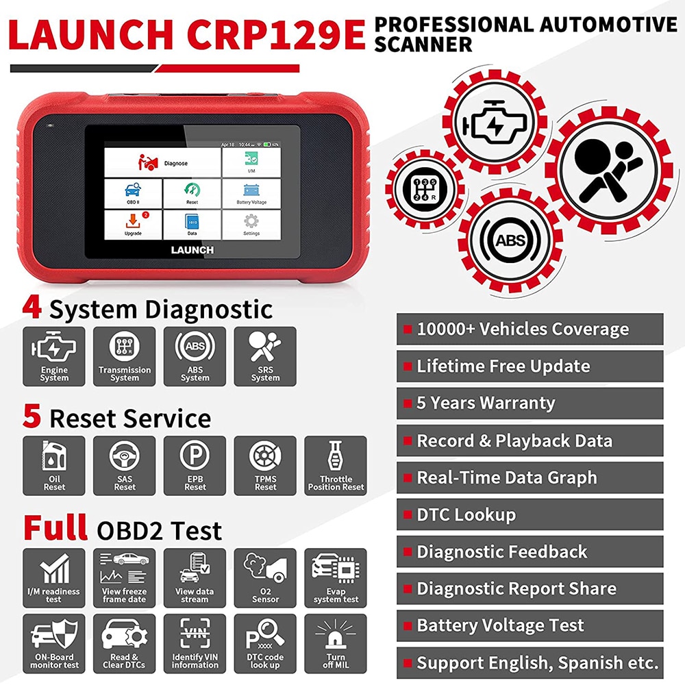 Lanzamiento del x431 crp129e 