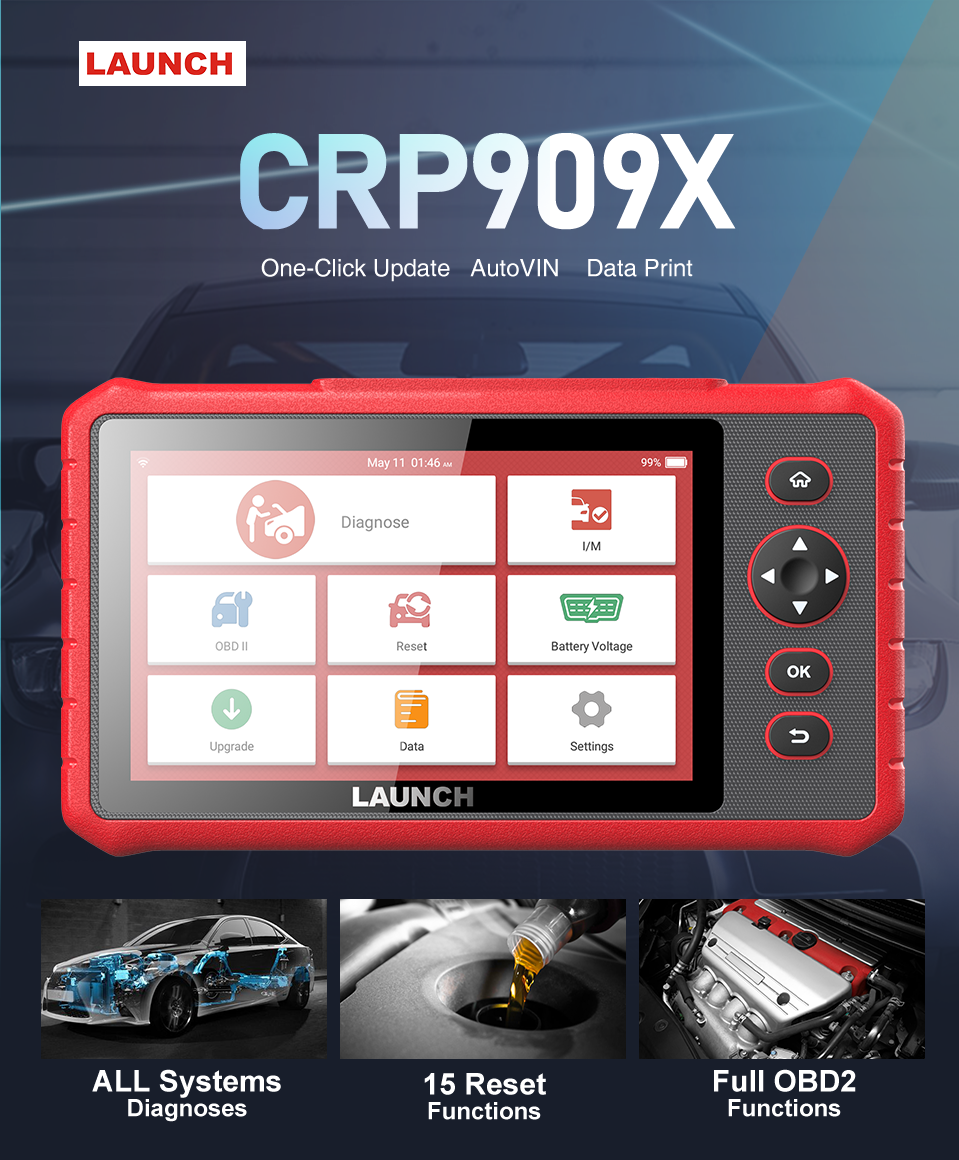 Lanzamiento del escáner x431 crp909x pro obd2