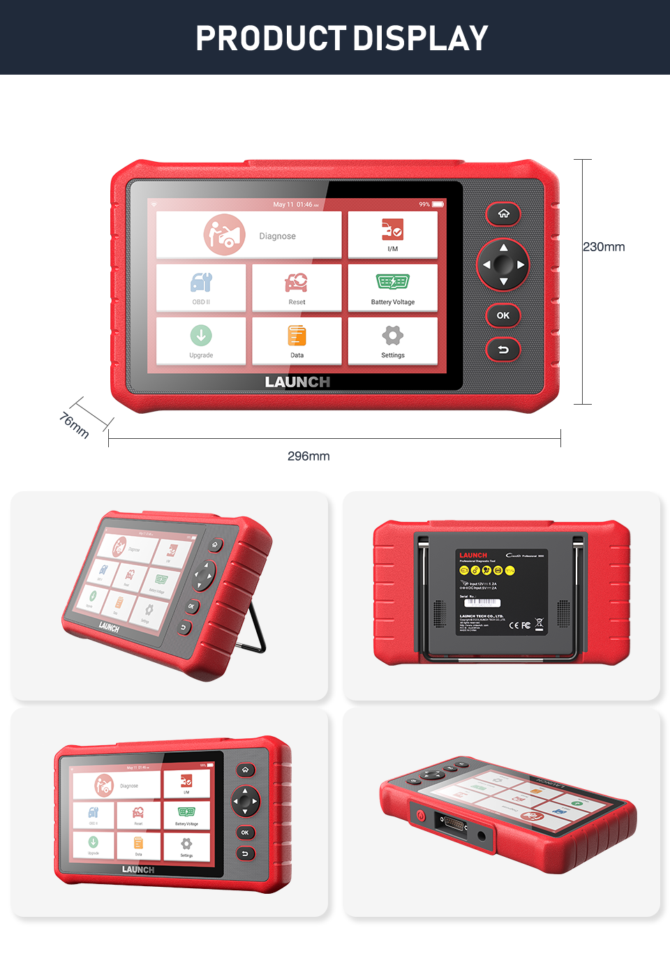 LAUNCH X431 CRP909X PRO OBD2 Scanner