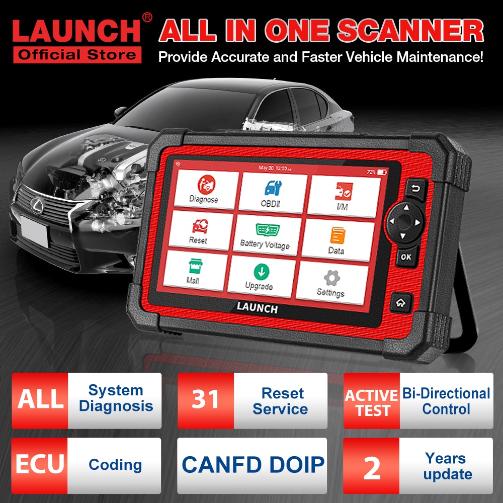 Lanzamiento del escáner x431 crp919e obd2