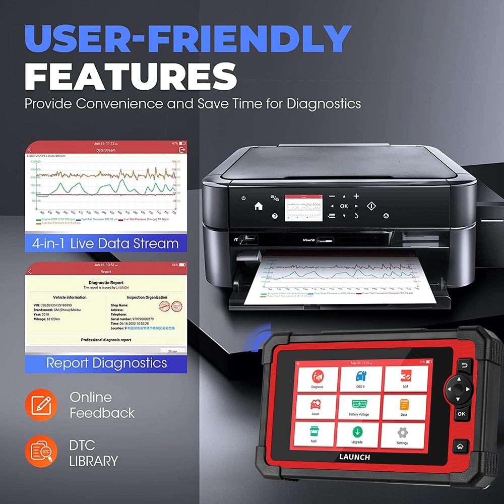 Lanzamiento del escáner x431 crp919e obd2