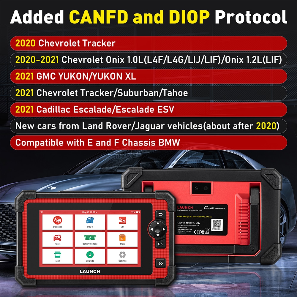 Lanzamiento del escáner x431 crp919e obd2