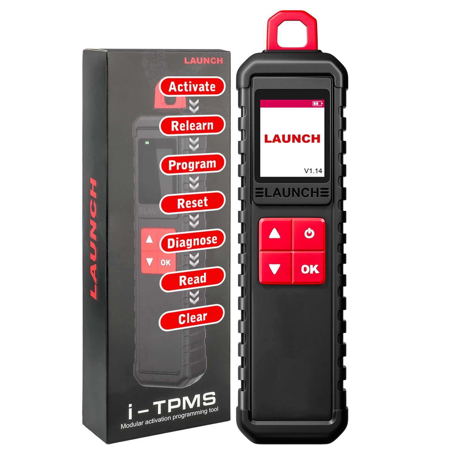 2025 출시 X431 I-TPMS 차 타이어 압력 진단 너무