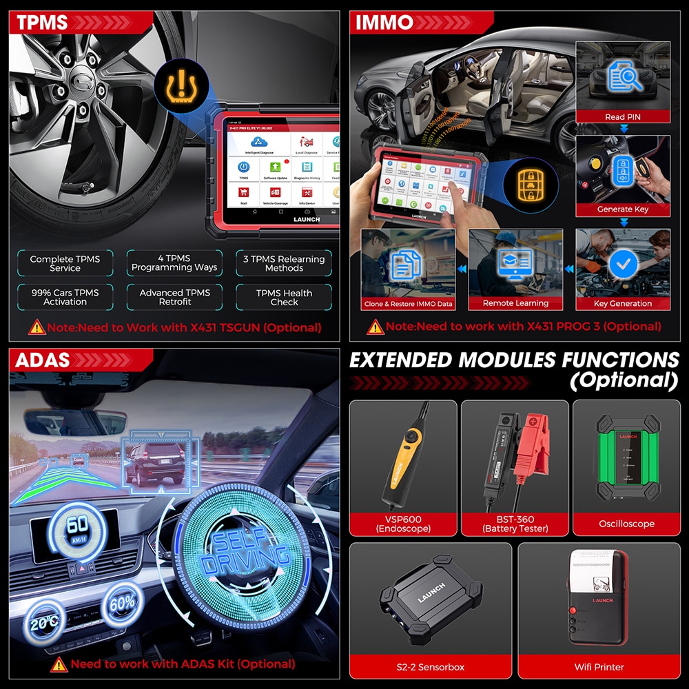 2023 Launch X431 Pro Elite Car Diagnostic Tool