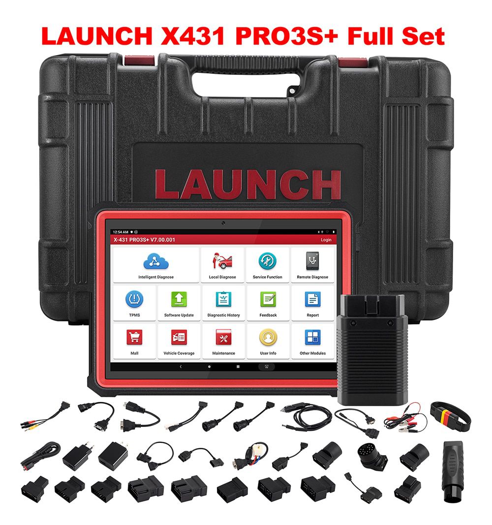 LAUNCH X431 PRO3S+ Paketliste