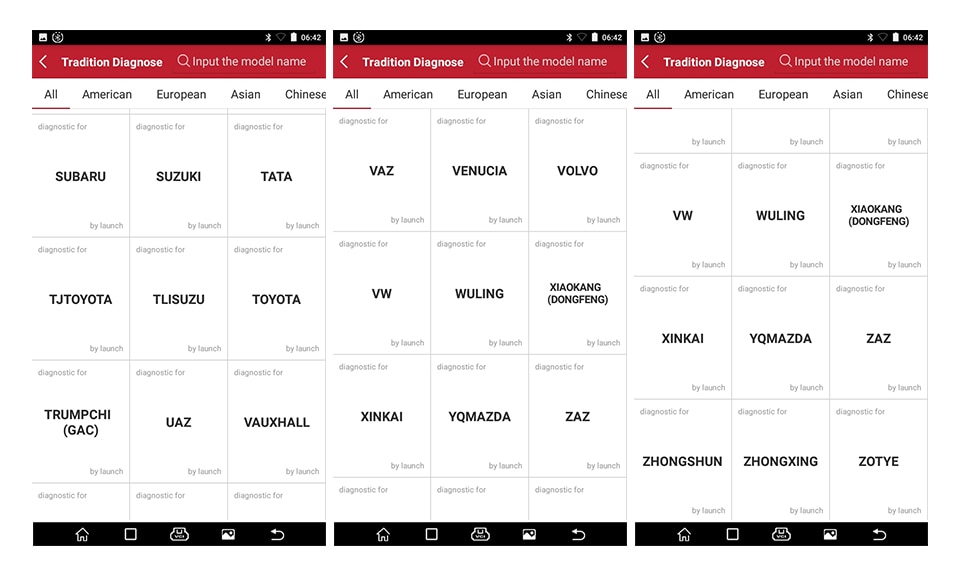 Lanzamiento del diagnóstico multisistema x431 pros mini Android pad