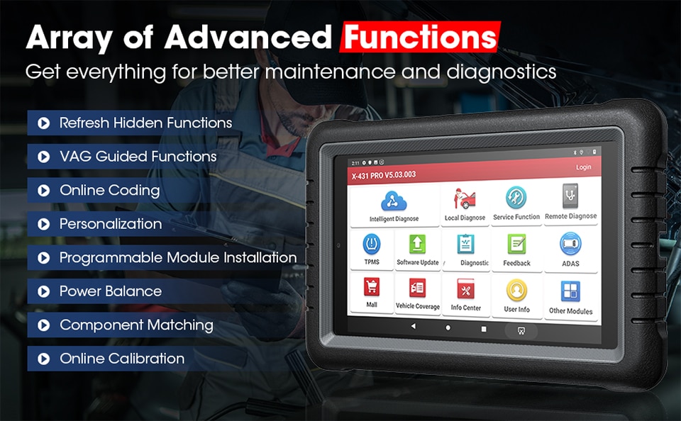 Activar el escáner obd2 de la herramienta de diagnóstico x431 pros V