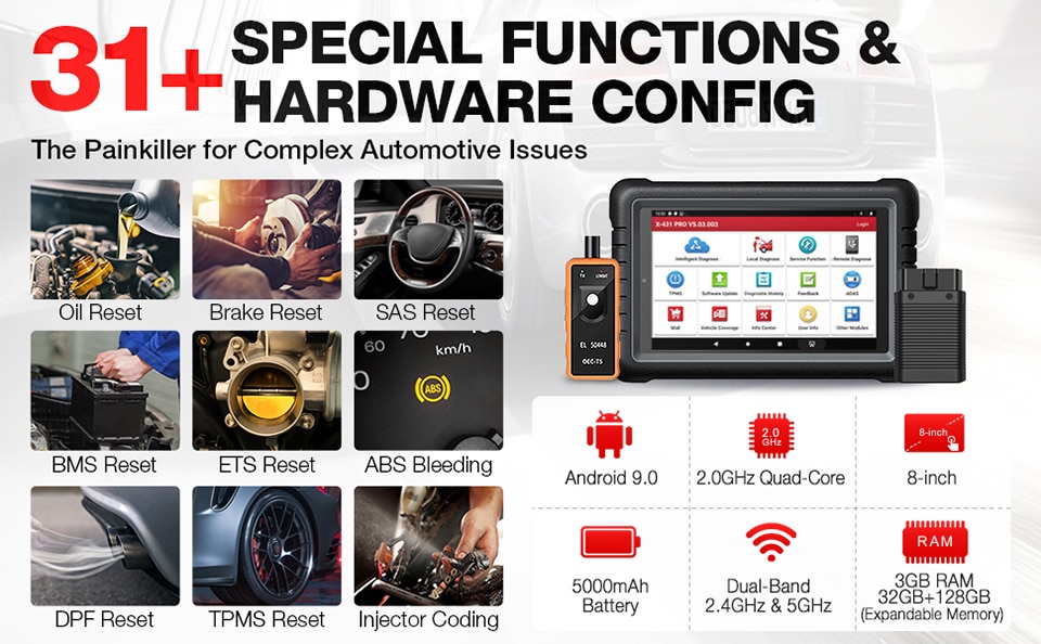 Activar el escáner obd2 de la herramienta de diagnóstico x431 pros V