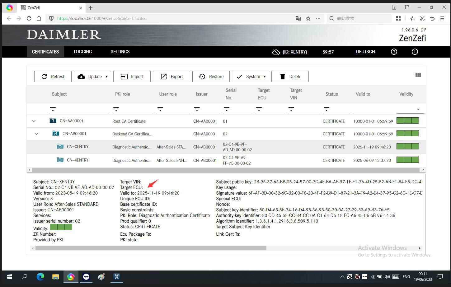 V2023.6 MB Star SD conectado c4256g SSD win10 64 bits supplo