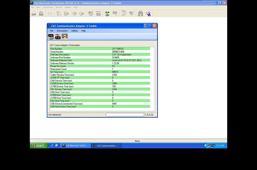 CAT ET3 Diagnostic Tool