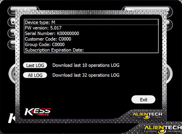 Kess V2 v5.017 versión de la UE SW v2.8 