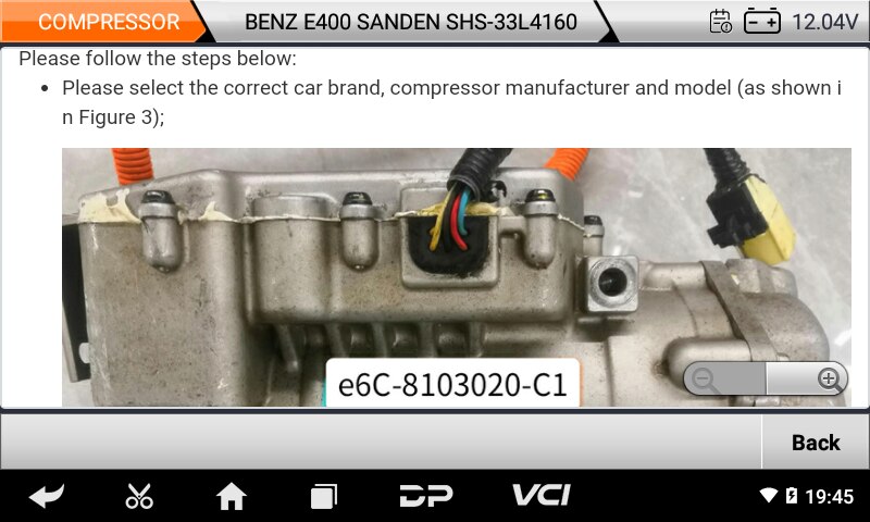 Herramienta de plataforma de prueba de compresores automotrices obdstar mt502