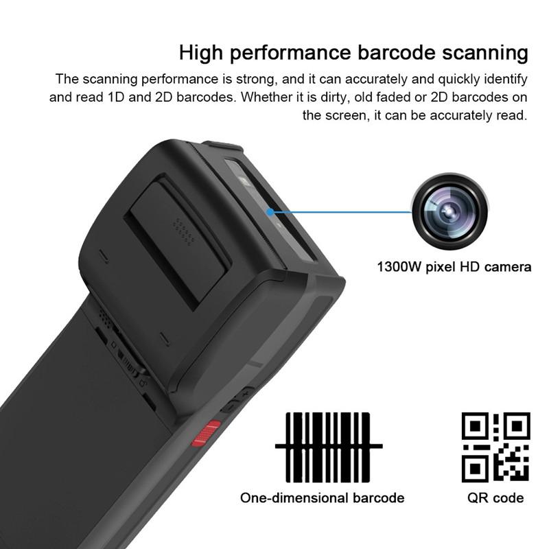 5.5 Inch PDA Priting Machine PDA  Barcode Scanner