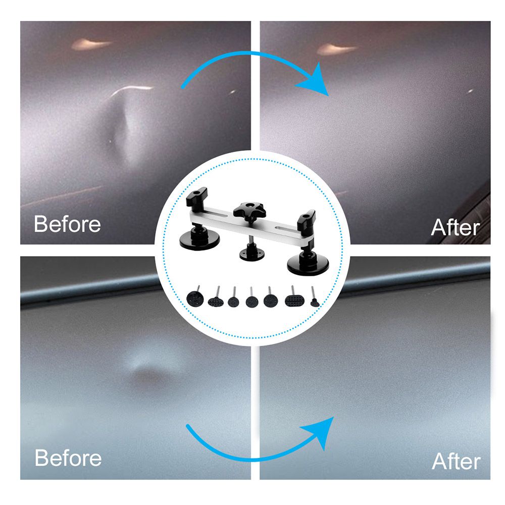 PDR Paintless Dent Repair Tools Dent Puller Bridge DIY Car Body Hail Removal Kit