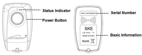 El simulador de clave inteligente ske - LT para el programador de claves londor k518ise -