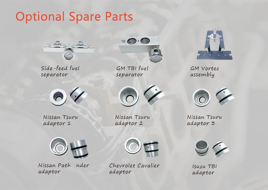 Vista general de los limpiadores y probadores de inyectores de combustible Power Jet pro 240