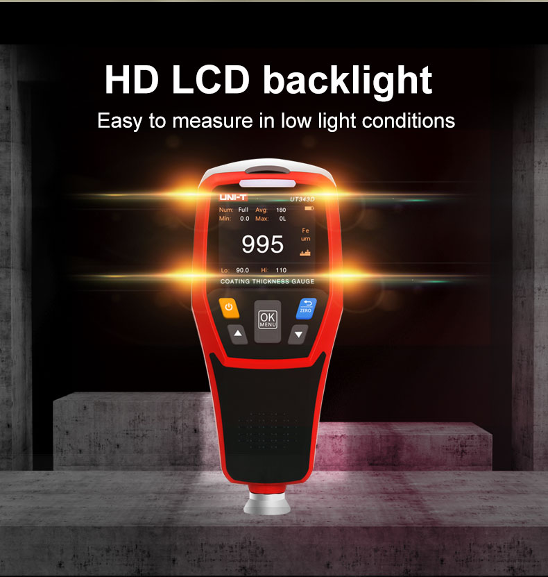 UT343D Thickness Gauge