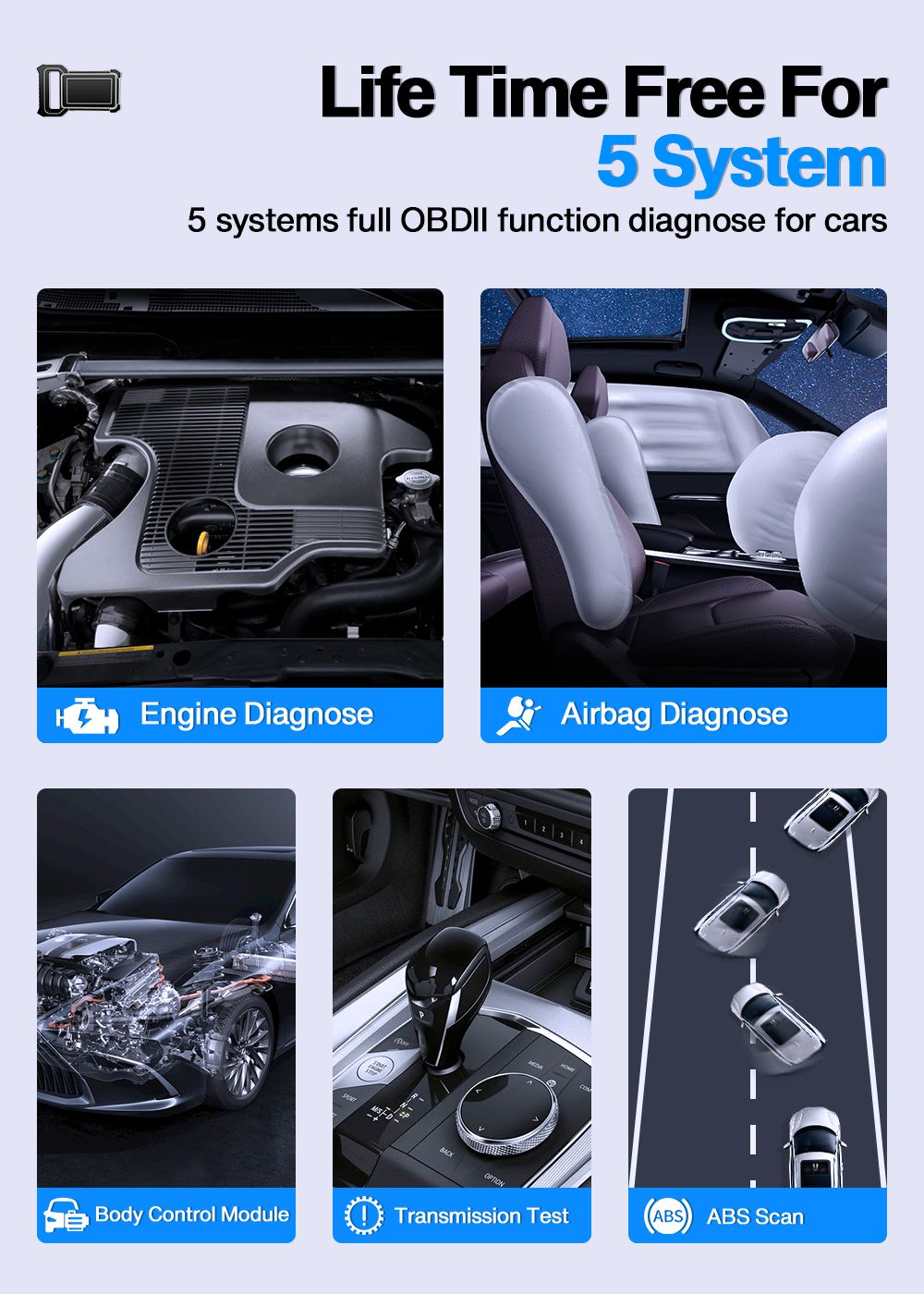 THINKCAR Thinkscan Plus S4 Professional OBD2 Scanner