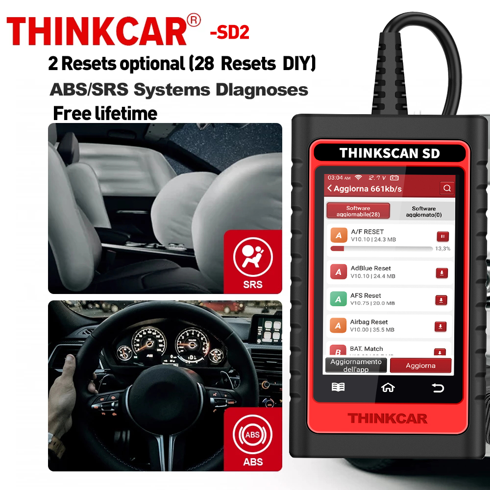 Thinkcar thinkscan SD2 obd2 escáneres automotrices