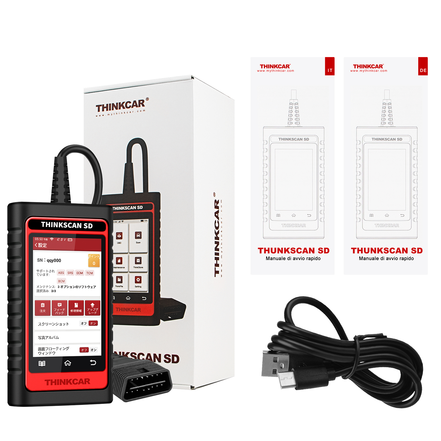 Thinkcar thinkscan SD2 obd2 escáneres automotrices