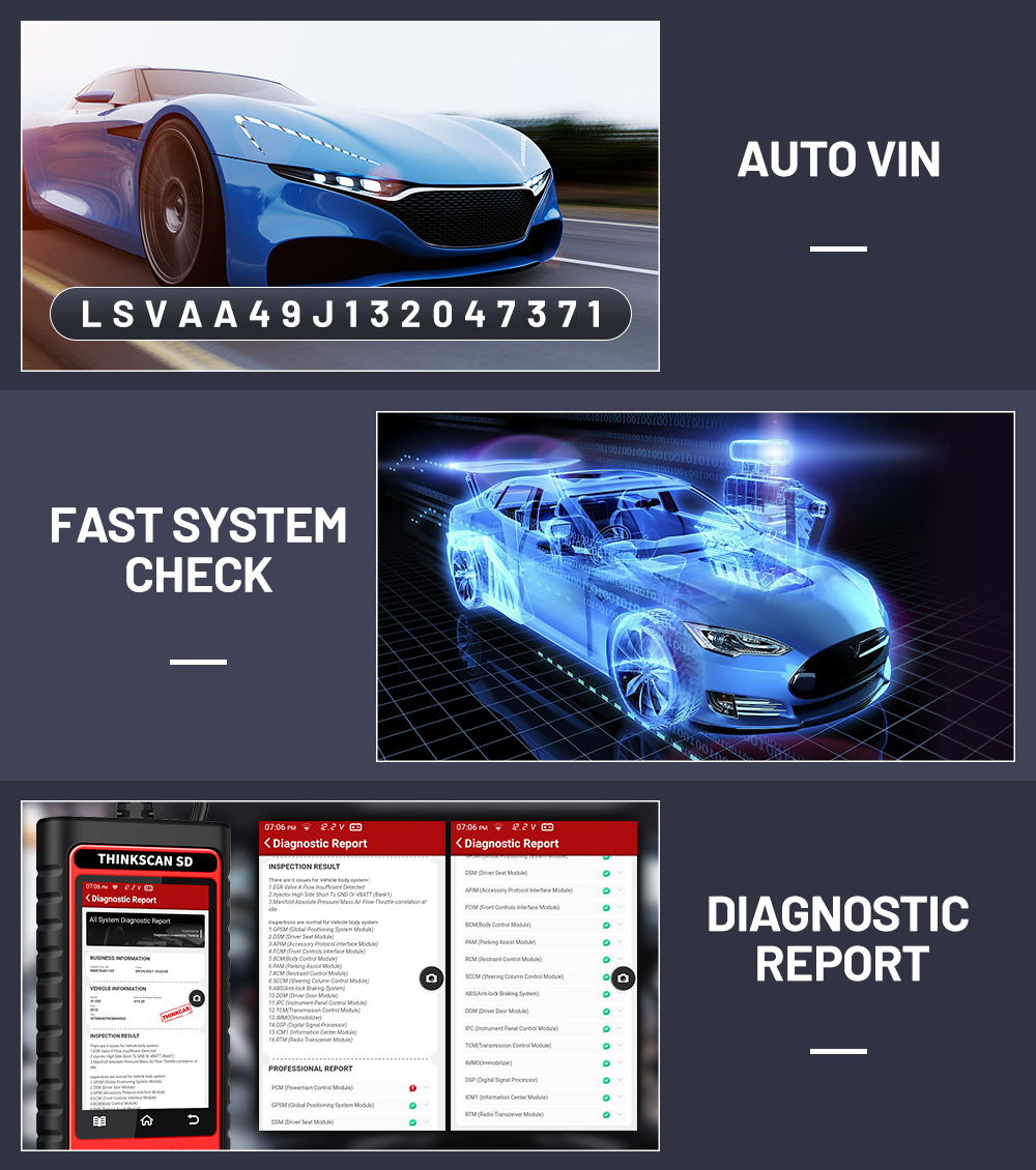Thinkcar thinkscan SD2 obd2 escáneres automotrices