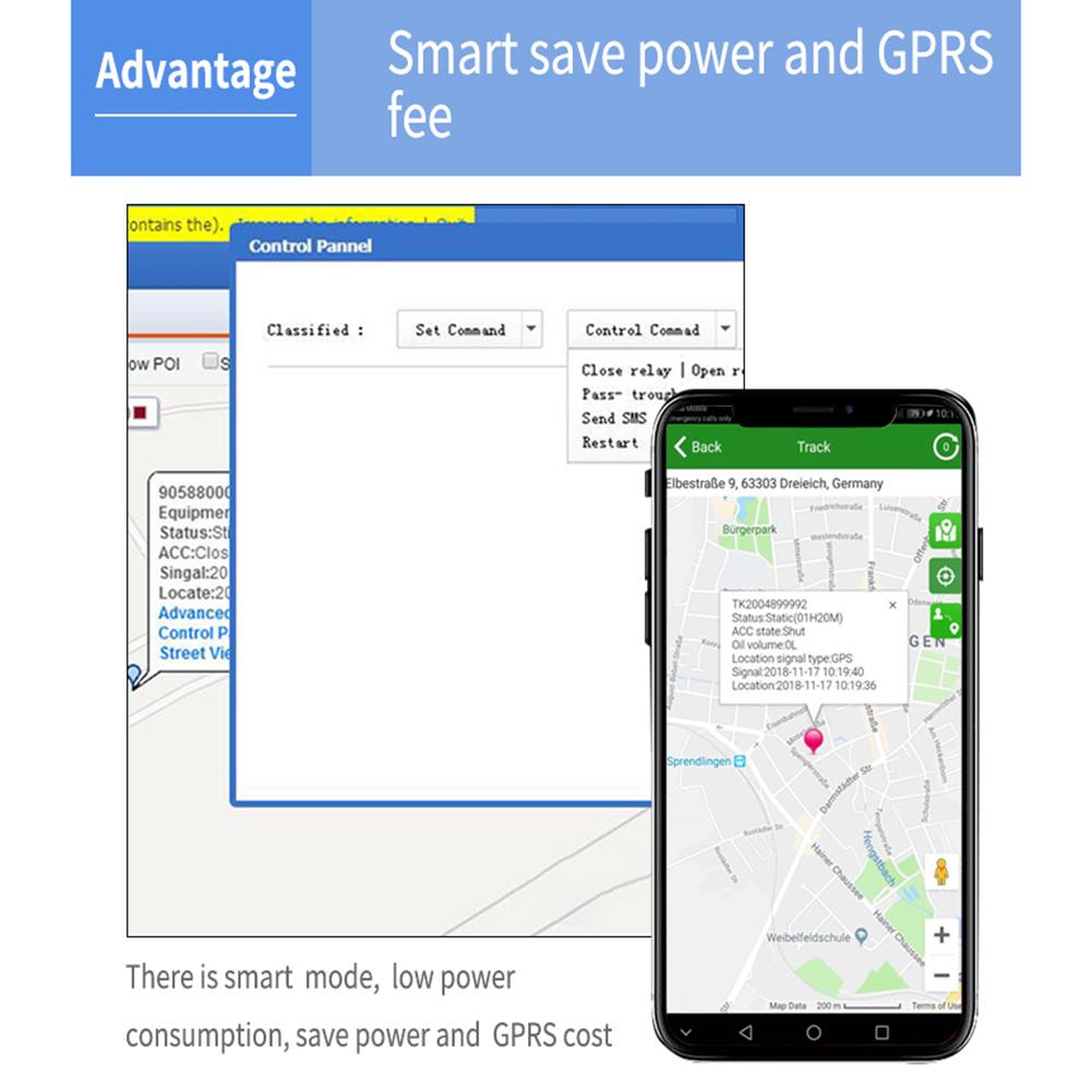 Rastreador GPS tk306 OBD 