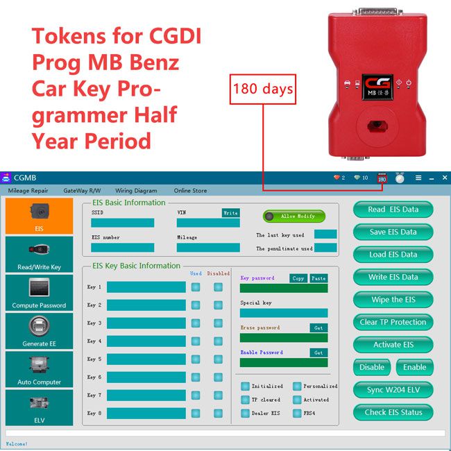 CGDI - MB - Token - 180 días