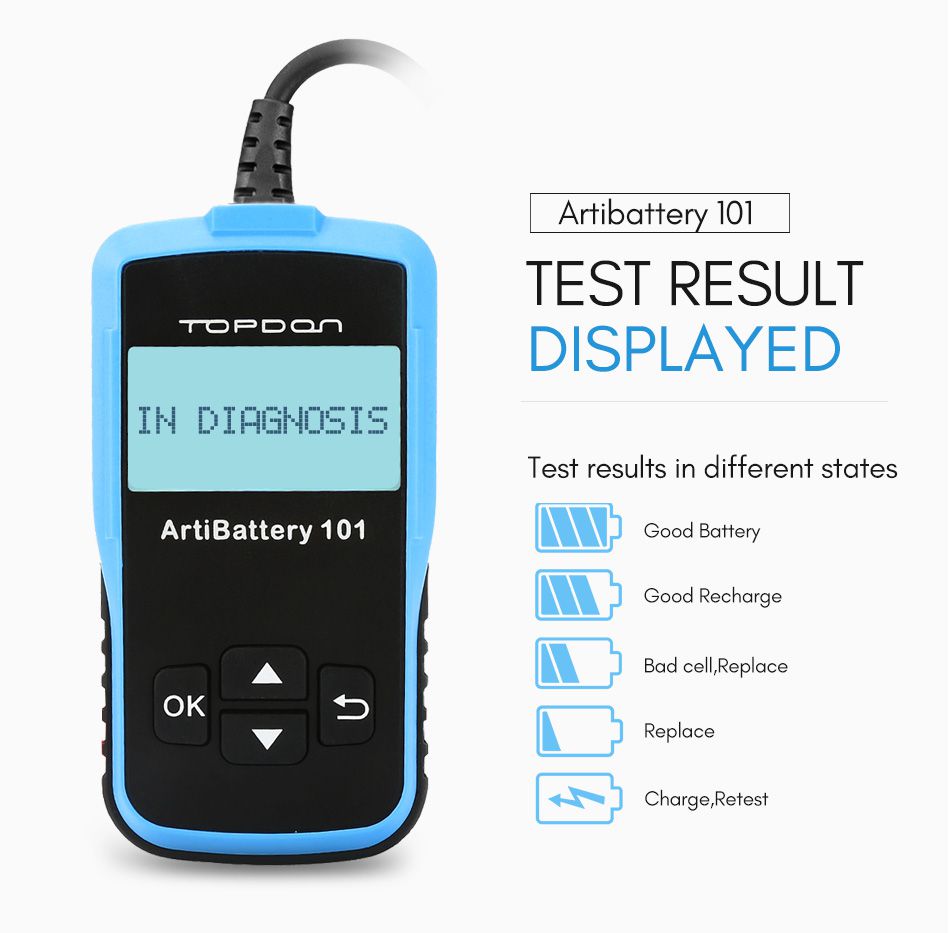 TOPDON AB101 Car Battery Tester