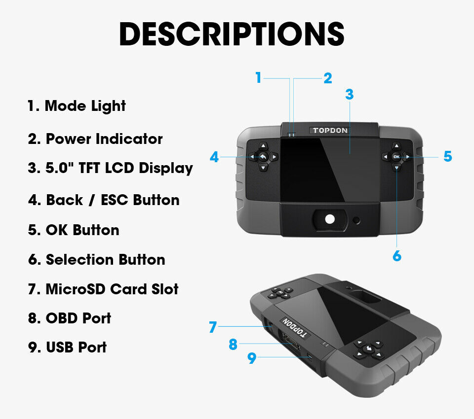 Herramienta de programación clave topcon T - Ninja 1000