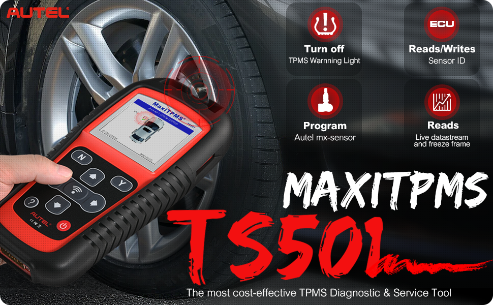 Herramientas de diagnóstico y mantenimiento de autoel maxitpms ts501 tpms