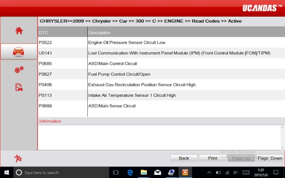 UCANDAS VDM WIFI Full System OBD2 Scanner