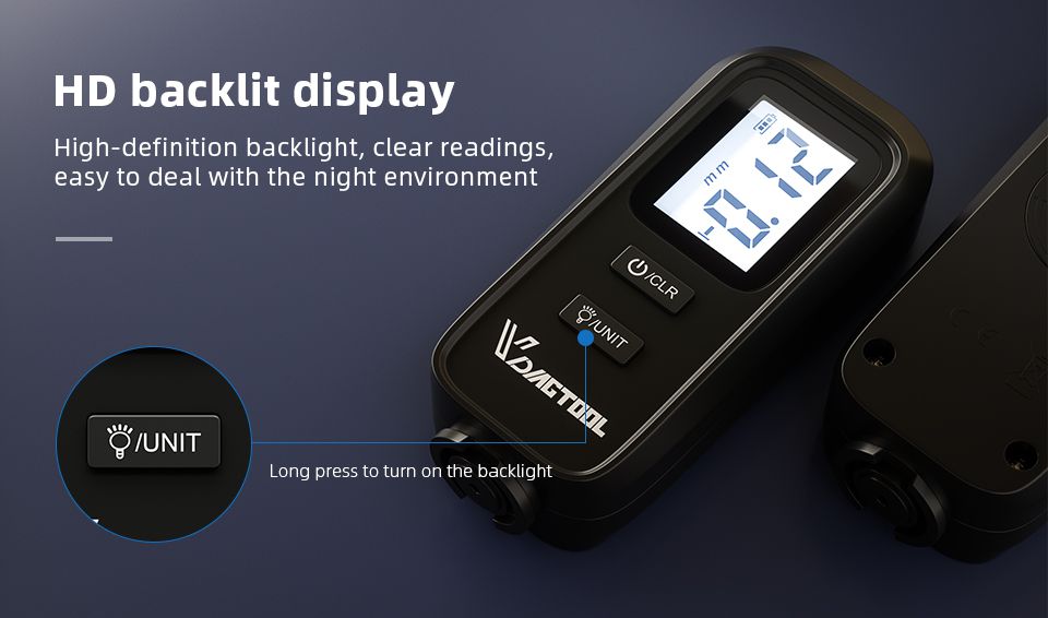 VDIAGTOOL VC100 Car Thickness Gauge Meter_05