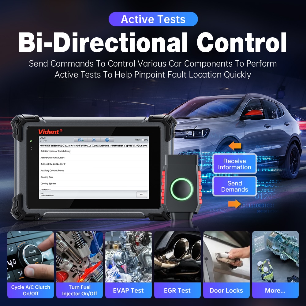 2023 Vident iSmart800Pro BT All System Diagnostic Tool