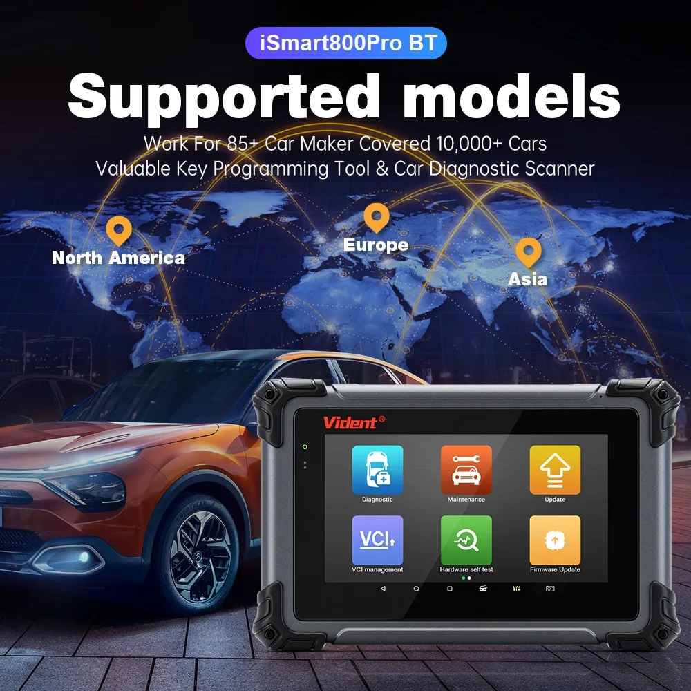 Vident iSmart800Pro BT OBD2 Bluetooth Car Diagnostic Too