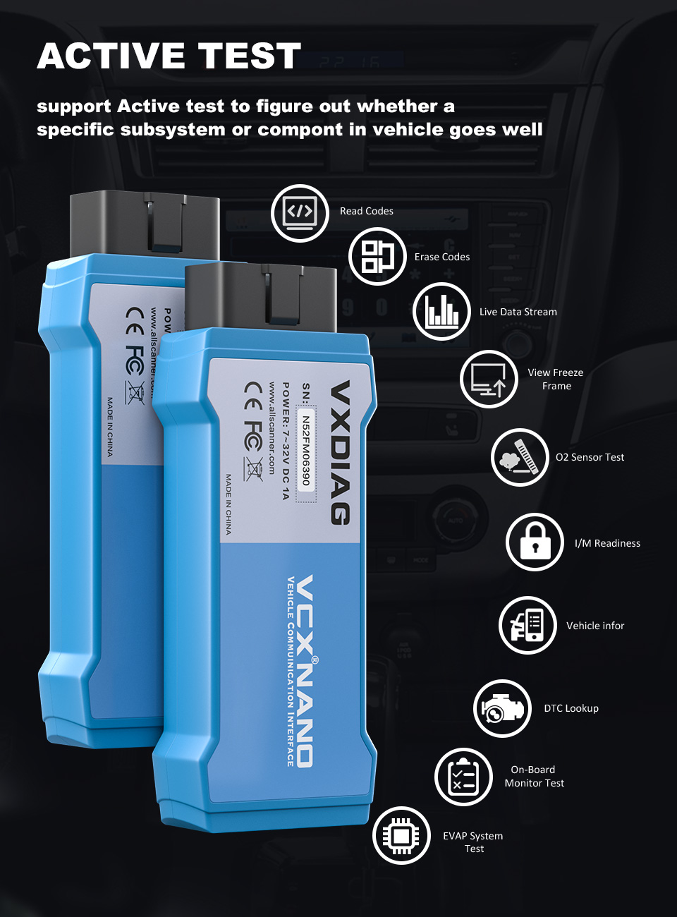 Vxdiag vcx Nano