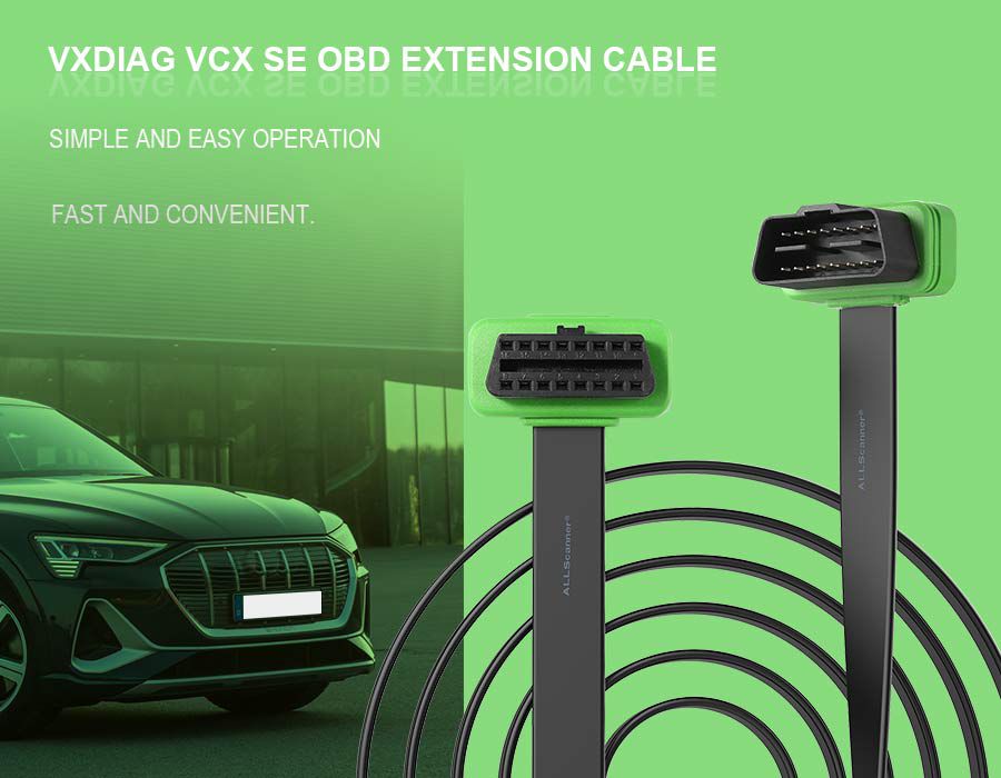 Cable de extensión vxdiag vcx se OBD